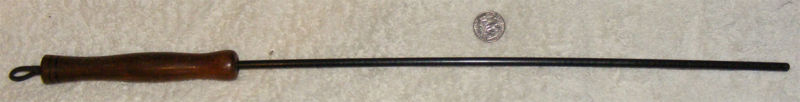 An unusual cane manufactured from lexan.