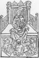 Albertus Magnus as a schoolmaster (woodcut, c. 1480).