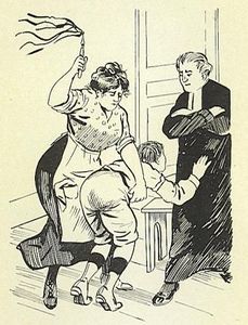 Illustration from À la baguette by Victor du Cheynier (1909).