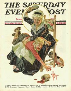Cover illustation for The Saturday Evening Post, 28 November 1931.