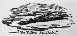 "The Tutors Assistant", drawing of a birch rod.