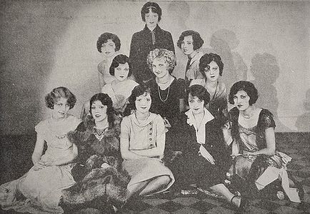 1925 WAMPAS: Borden, seated, second from left