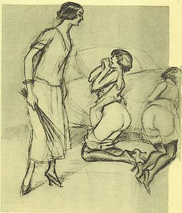 Drawing by Louis Malteste.