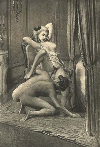illustration for Fanny Hill: "Les charmes de Fanny exposés"