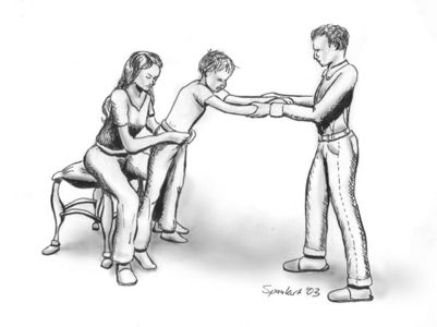 Teamwork, drawing by Spankart (2003).