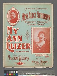 in My Ann Elizer in 1898