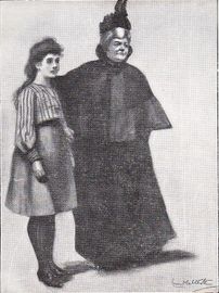 Illustration from the novel Monsieur Paulette et ses épouses (1921).