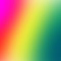 Example of a gradient created by airbrushing five colors.