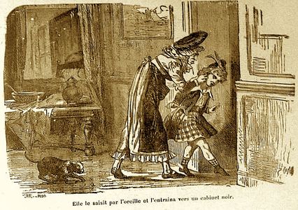 Illustration from Un bon petit diable (F/m, c. 1865)