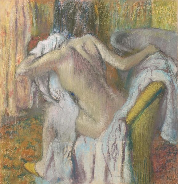 File:After the Bath-Woman drying herself-Edgar Degas.jpg