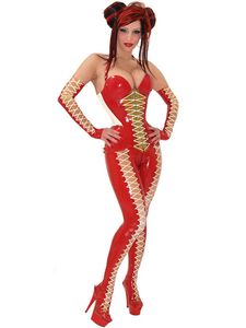 Rubberdoll]] modeling a custom HW Design suit