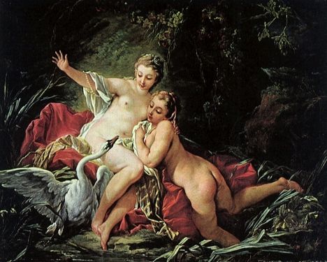 Leda And Swan after Boucher (1741)