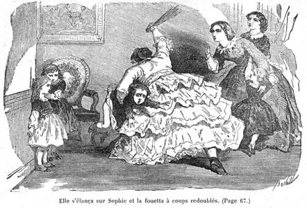 Illustration from Les Petites Filles modèles.