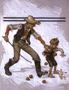 Cover illustation for The Saturday Evening Post, 7 August 1915.