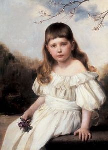 Portrait of Gloria Roberts c1889
