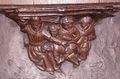 Misericord in St Botolph's Church, Boston, Lincolnshire, England.