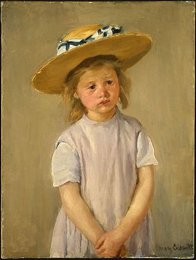 Child in Straw Hat (1886)