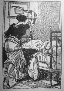 Illustration from an unknown novel.