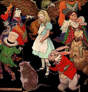 Alice in Wonderland, illustration by Peter Newell.