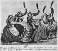 May 1793 attack on French Revolution organizer Théroigne de Méricourt by Jacobin women.