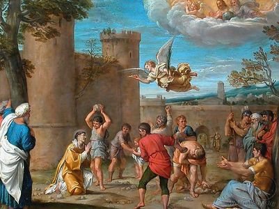 "Stoning of Saint Etienne" (St Stephen)