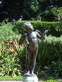 Statue of Cupid in the Royal Botanic Gardens, Sydney, 2008. Front view.