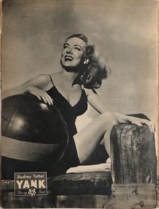 Audrey Totter pin-up from August 1945}}