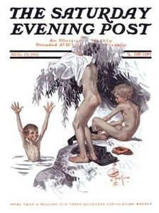 Cover illustation for The Saturday Evening Post (19 August 1911).