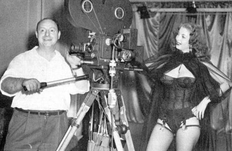 Irving Klaw with Tempest Storm