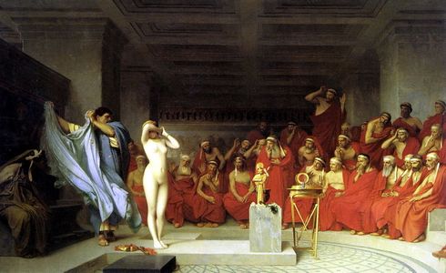 Phryne before the Areopagus (1861)