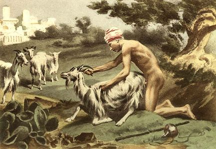 "Ancient Greek sodomising a goat"
