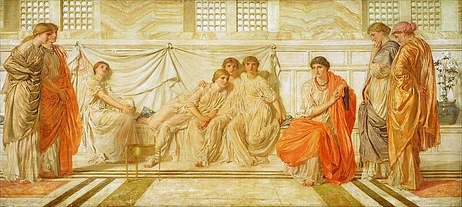 The Shulamite relating the Glories of King Solomon to her Maidens