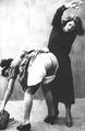 Vintage F/F spanking photograph from Biederer Studio.