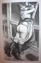 Illustration from The Memoirs of Dolly Morton (1899).