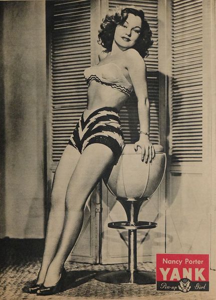 File:Nancy Porter pin-up from Yank, The Army Weekly, June 1945 (1).jpg