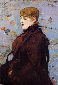 Autumn, Portrait Of Méry Laurent in a Brown Fur Cape, 1881