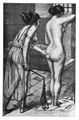 Illustration by G. Topfer titled "Les Apprêté du Supplice".